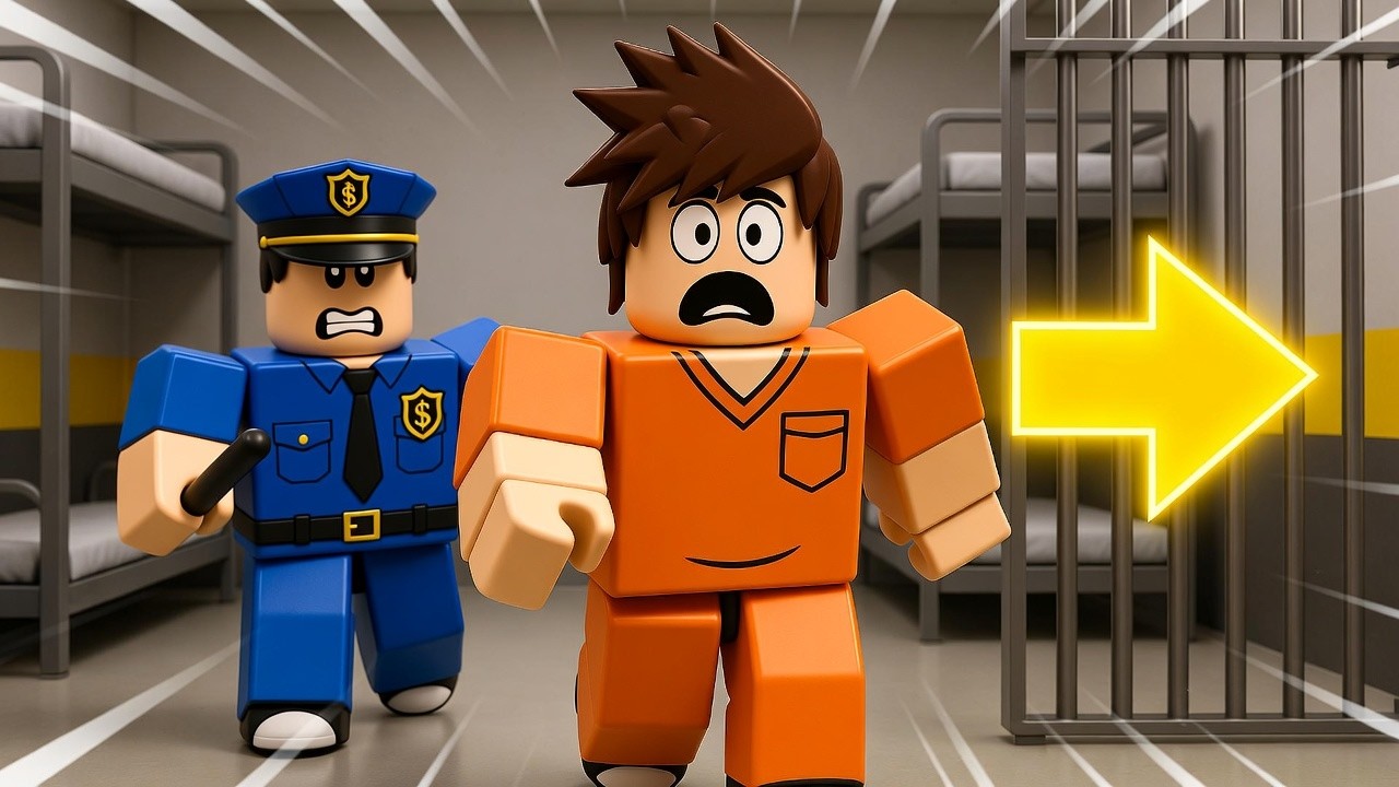 Gardıyan Bizi Yakalamı mı?! Roblox Hapishane Kaçışı