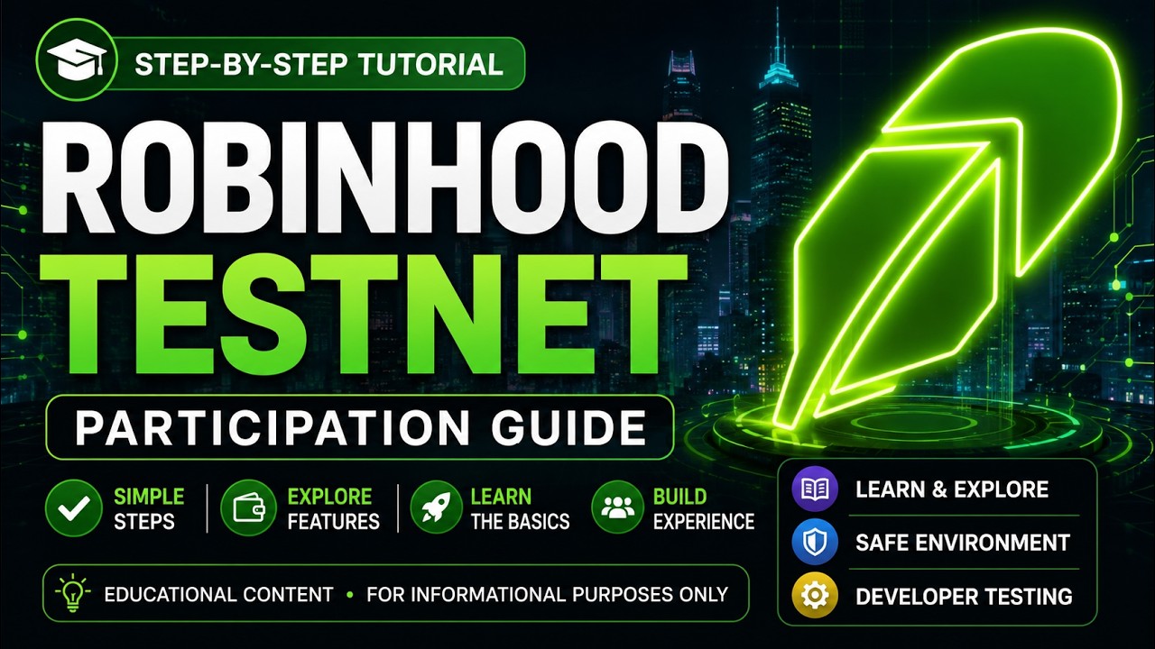 Robinhood Testnet Tutorial | Step-by-Step Participation Guide