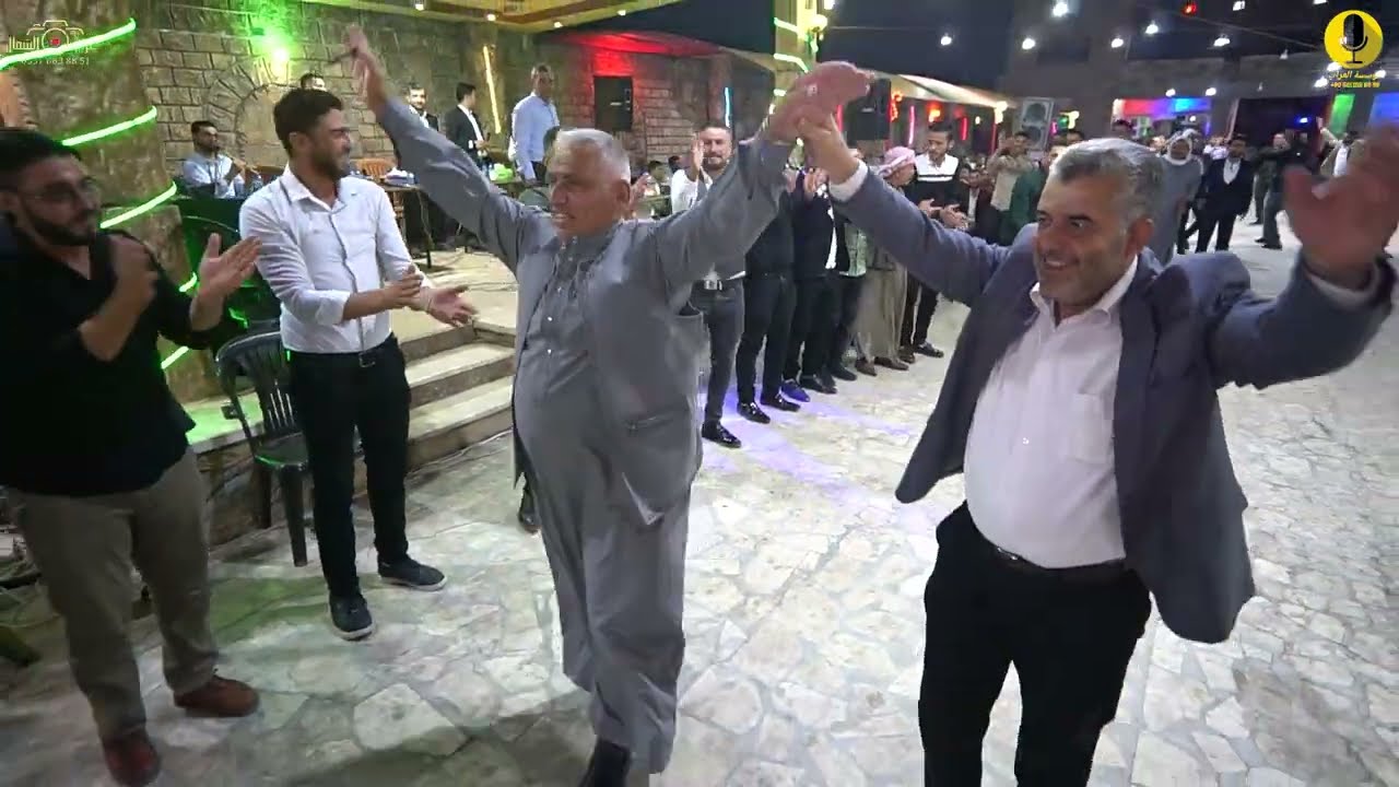 افراح اهالي مارع بيت الخطيب العريس مصطفى عادل الخطيب فرقة ربيع السرور ج 2