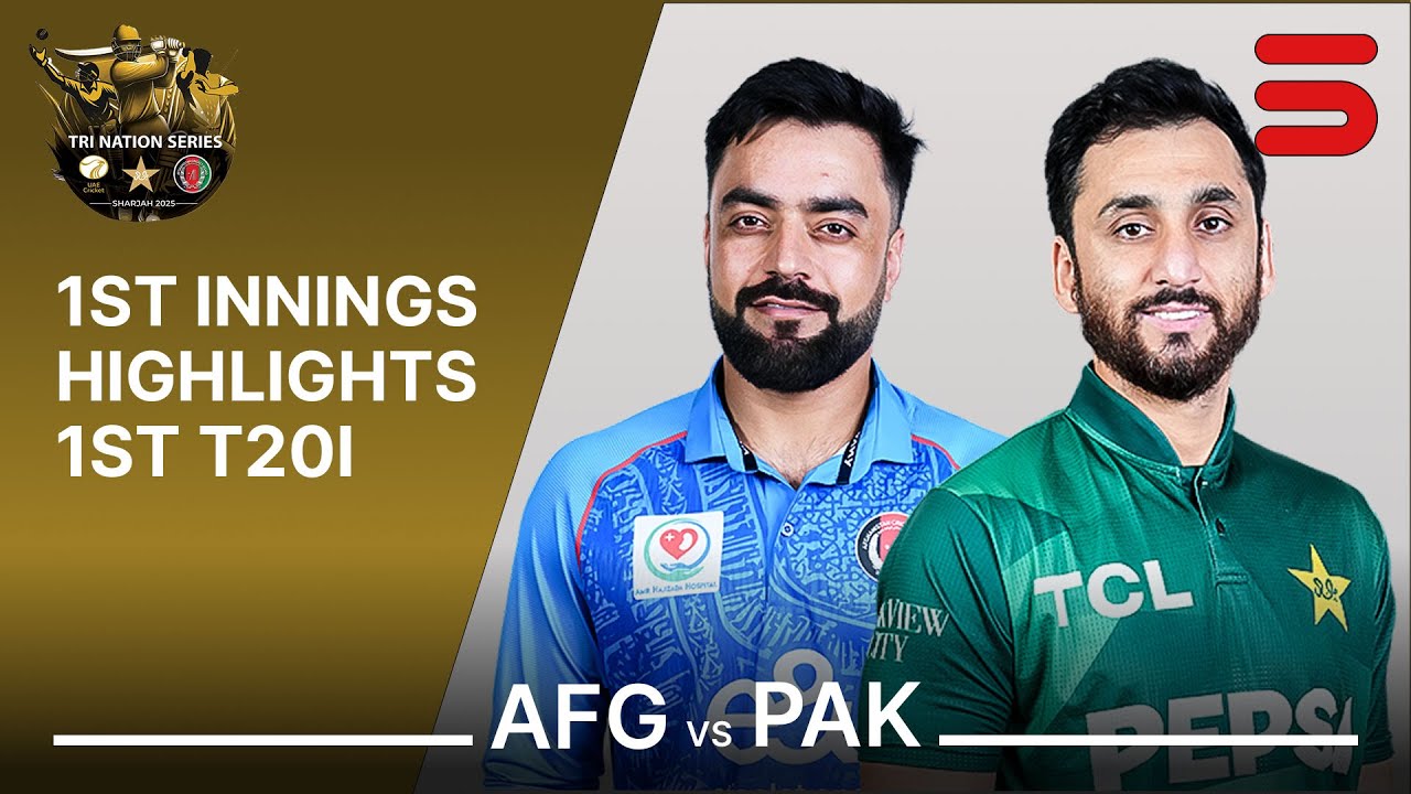 1st Innings Highlights | Afghanistan vs Pakistan | T20I Tri Nation Series 2025 | Match 1 | M3Q1K