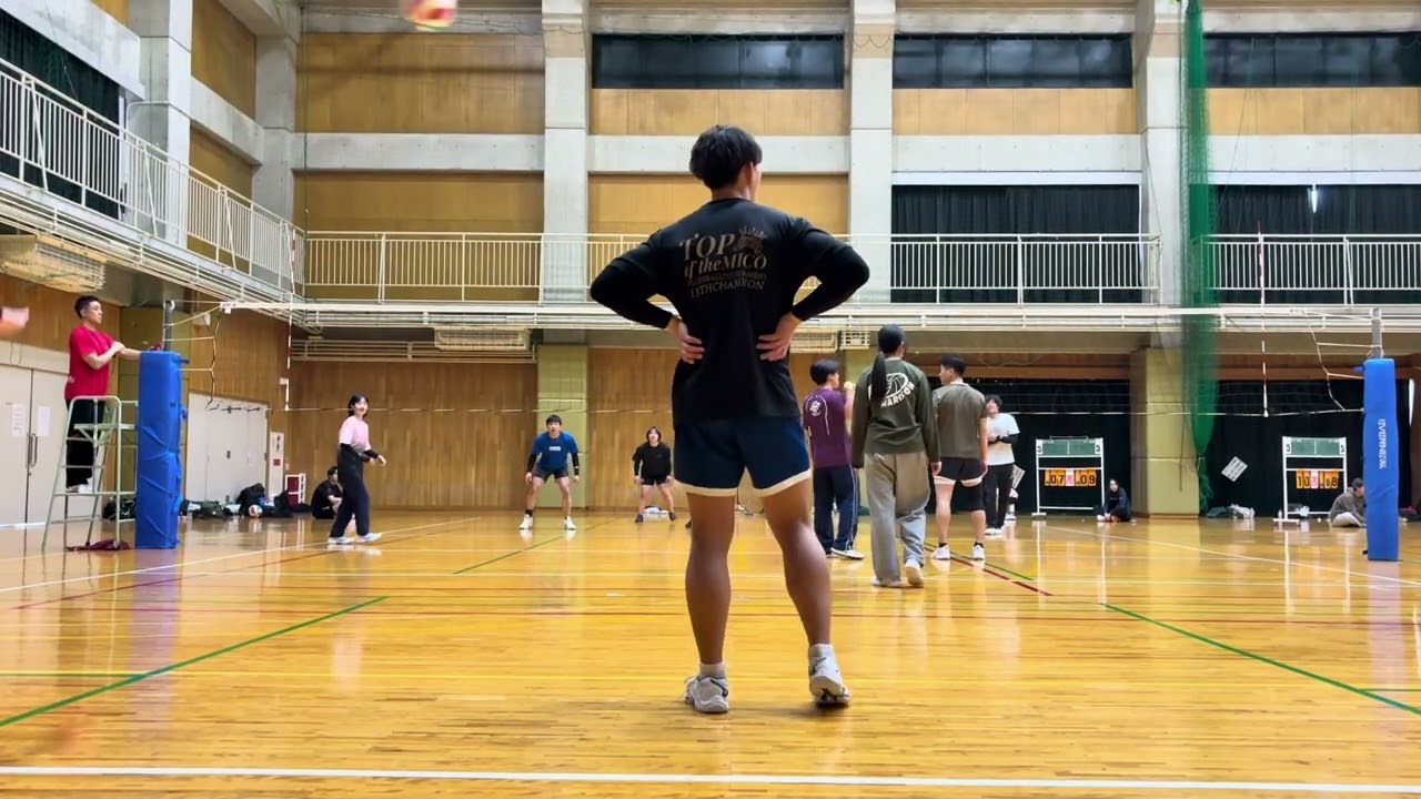 2月14日 味生体育館 2セット目