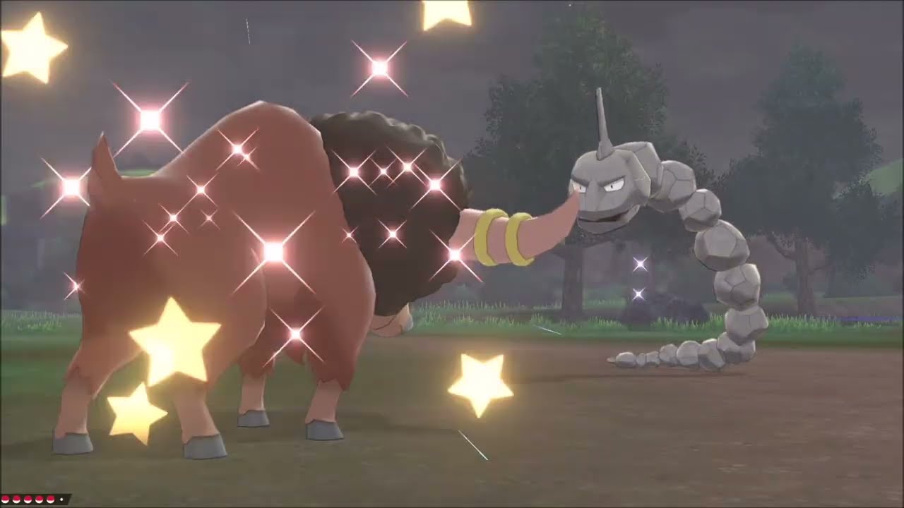 Pokémon Shield - Shiny Bouffalant After 160 Dynamax Adventure Pokémon Seen (Shiny Charm)