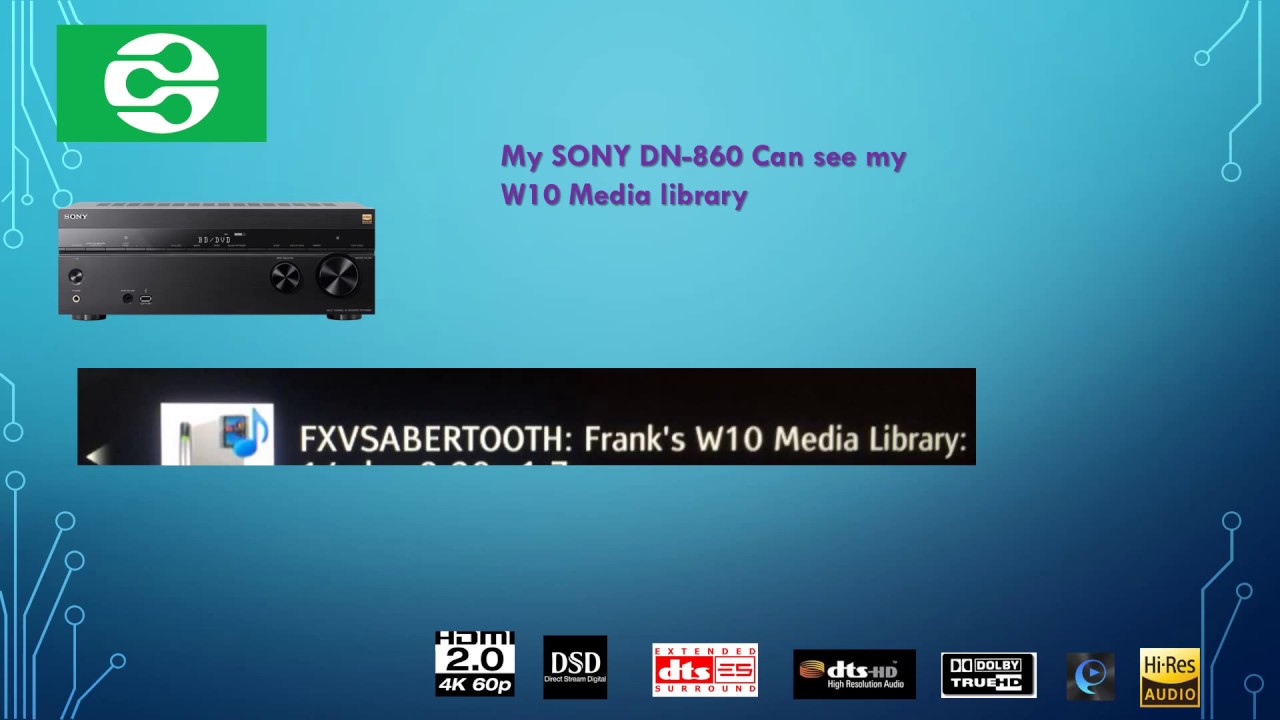 DLNA and Windows Media Server