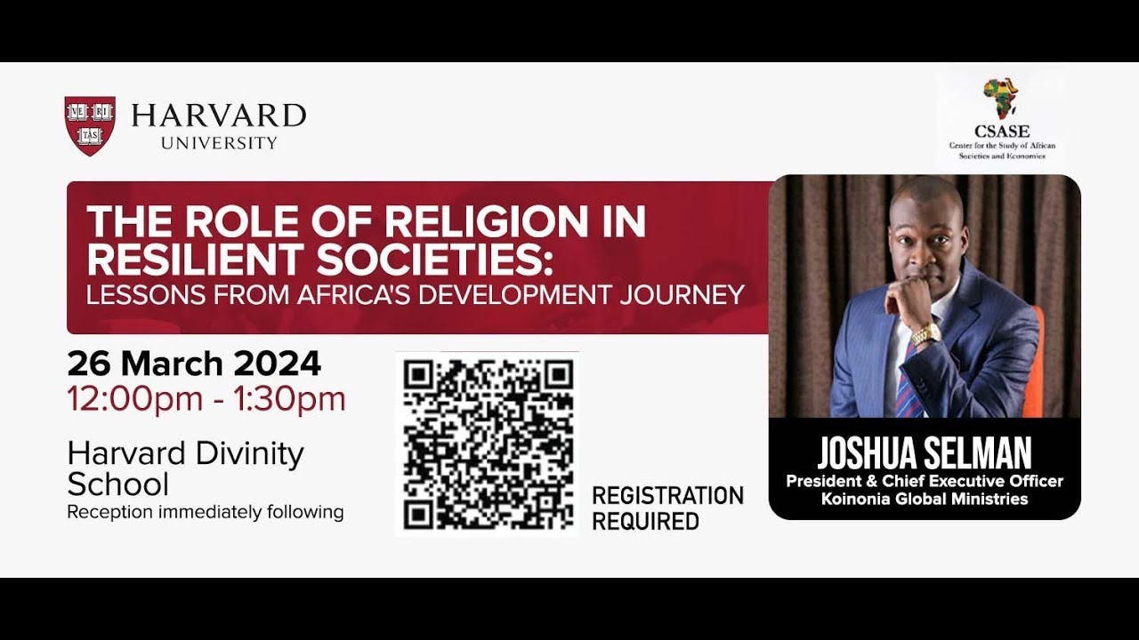 APOSTLE JOSHUA SELMAN FIRESIDE CHAT AT HARVARD UNIVERSITY ||  BOSTON-USA || THE COVENANT OF LIFE
