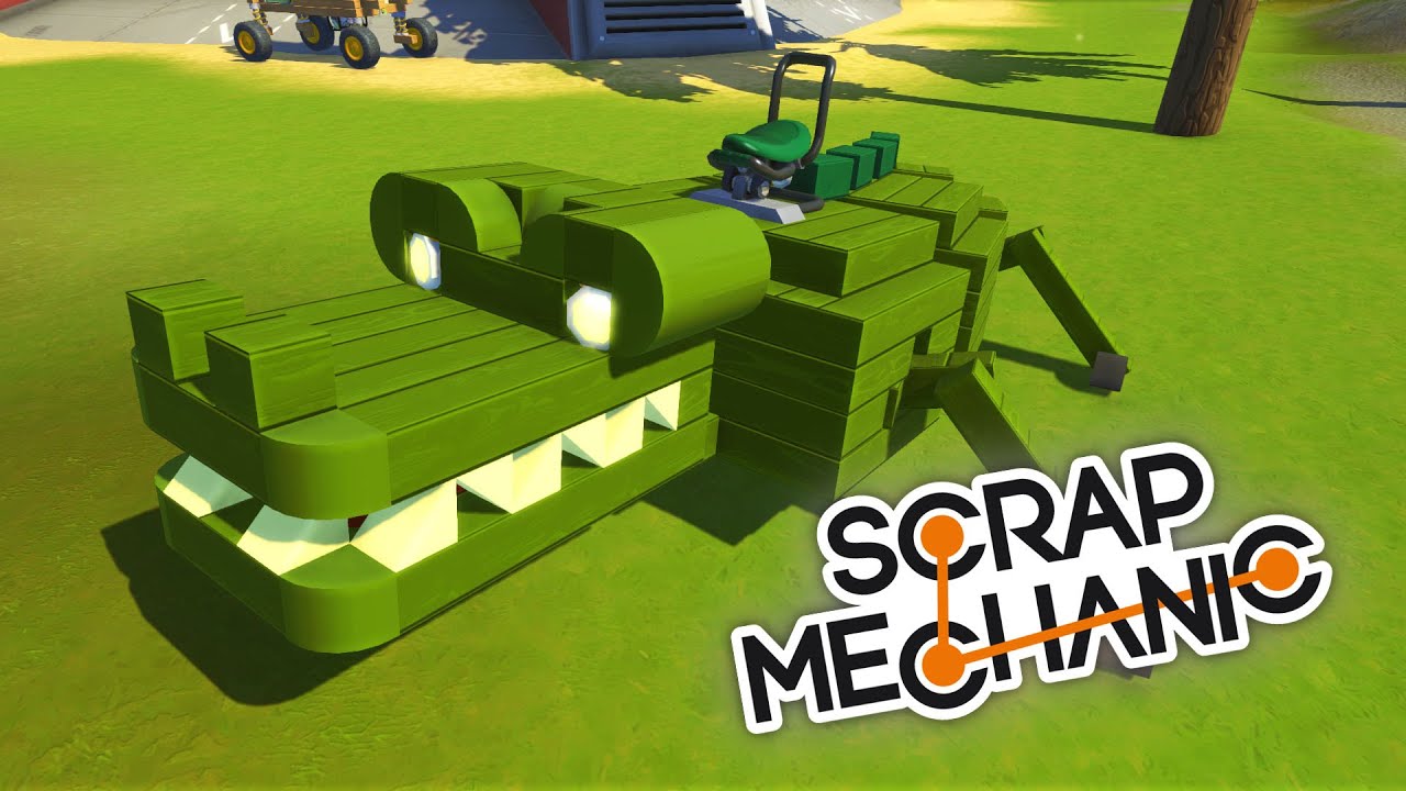 WALLRIDE - BAZA KOSMICZNA - ALIGATOR - SCRAP MECHANIC - NAJLEPSZE KREACJE