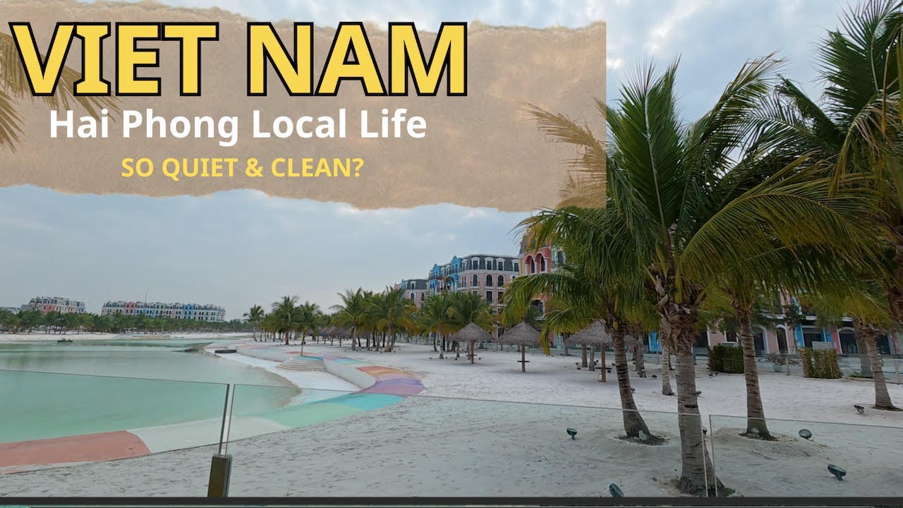 Vietnam’s Hidden Coastal Gem 🇻🇳 | Peaceful Streets & Beach | Dragon Ocean, Hai Phong 4K Walk