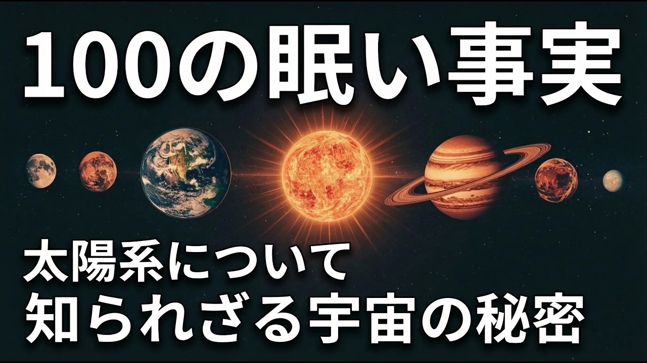 【睡眠用】🌙太陽系の旅：惑星と月が織りなす静かな夜の物語 - ねむりの科学