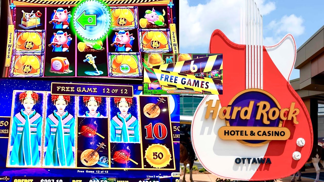 WINNING @ HARD ROCK CASINO OTTAWA! CRAZY DRAGON LINK BONUS, HUFF N&rsquo; PUFF HIGHRISE & ORIGINAL! SLOTS