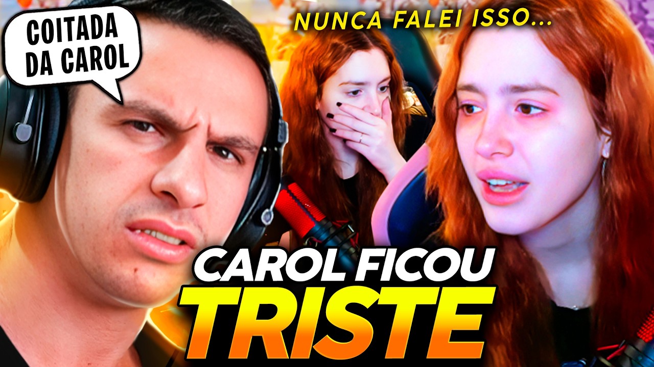 SUPER XAND&Atilde;O REAGINDO a CAROL BALDS MANDA RECADO pro XAND&Atilde;O DEPOIS da POL&Ecirc;MICA do GANK...