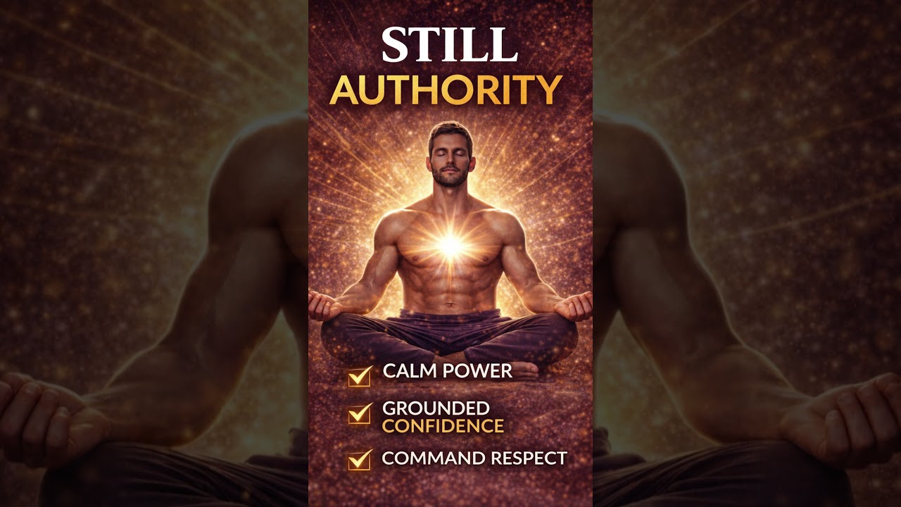 STILL AUTHORITY - Masculine Presence Activation | Calm Power | Grounded Confidence 