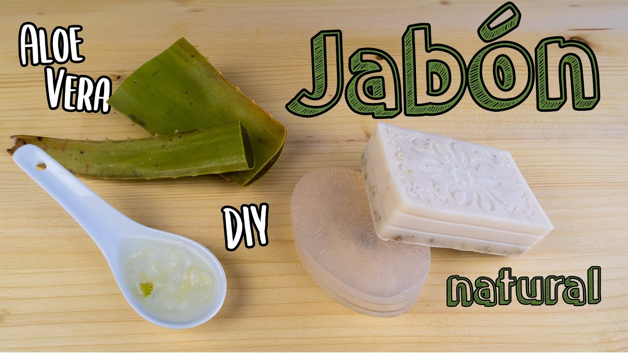 Cómo hacer jabón para pieles sensibles con ALOE VERA natural