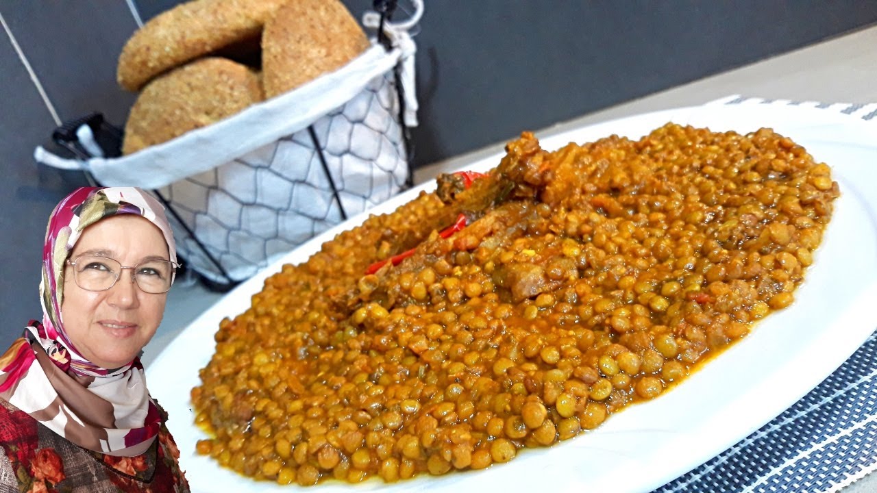 العدس بالقديد على الطريقة المغربية🇲🇦 القديمة تحت طلبكم من يد الحاجة فاطمة/ l3das gadid