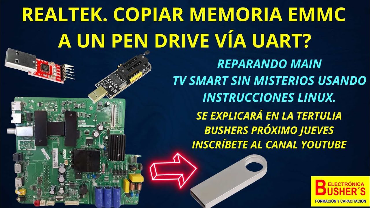 TERTULIA REALTEK RT2841.PB772 REPARACIÓN Y COPIA DE EMMC TO USB