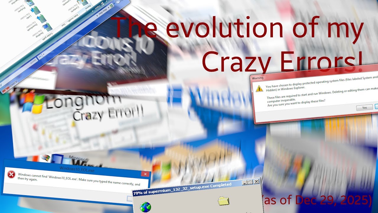 The Evolotion of my CrEs so far