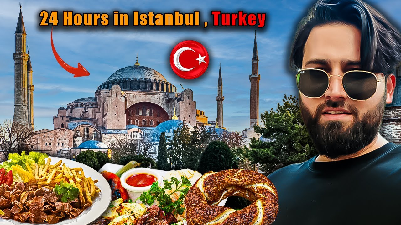 24 hours in Istanbul 🇹🇷 Turkey visiting Hagia Sophia & Unique traditional Turkish Food
