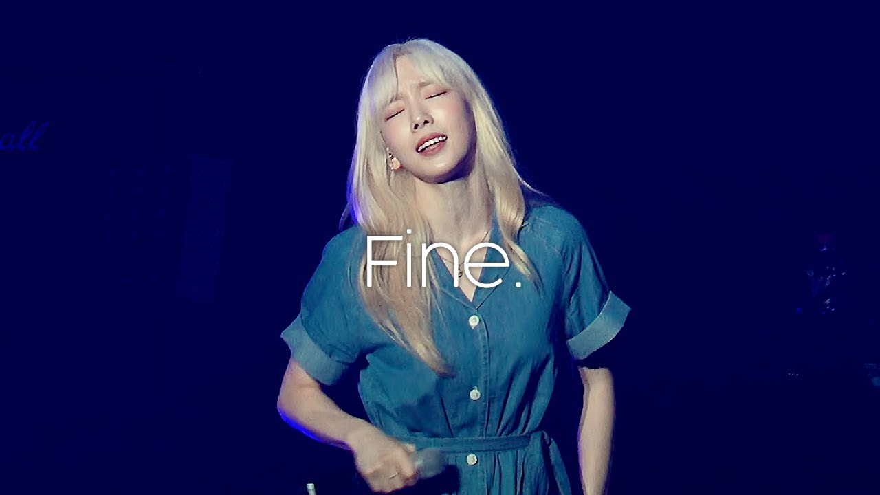 190728 태연 - Fine @ 빈폴 30주년 콘서트 이제서른