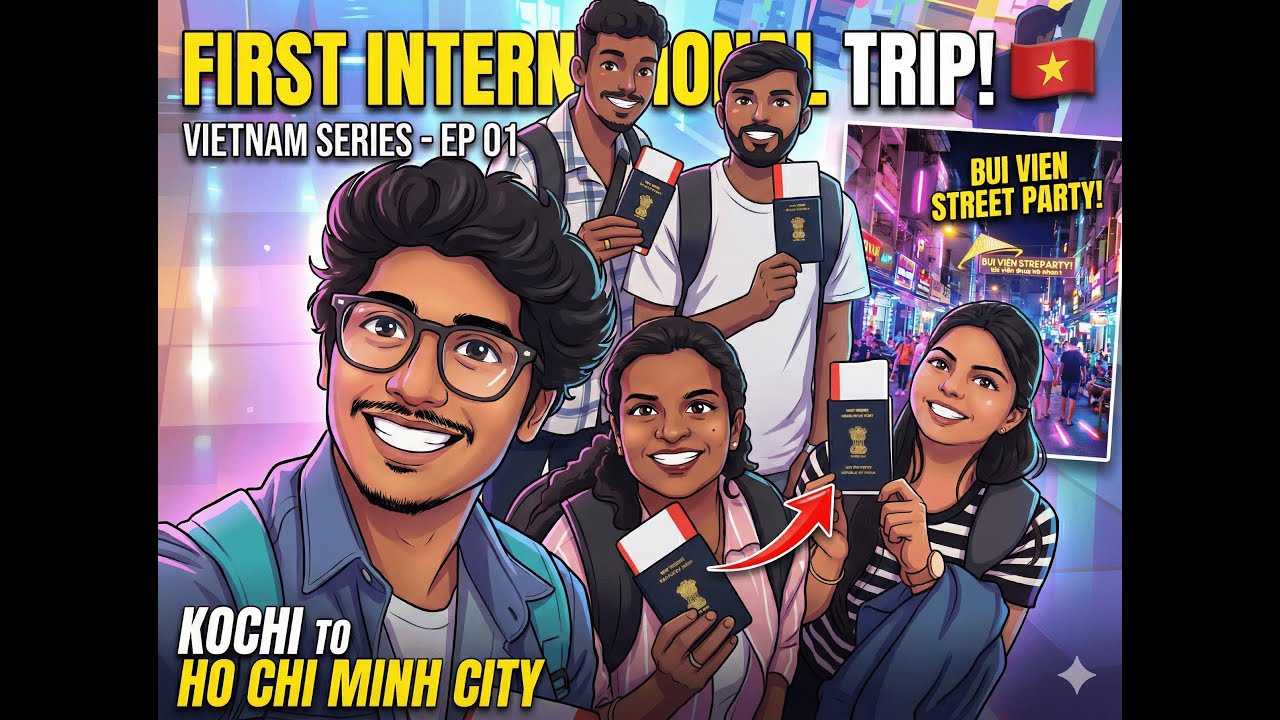 Kochi-yil irundhu Vietnam varai ! 🇻🇳 How we planned? | Ep 01: Ho Chi Minh City Arrival