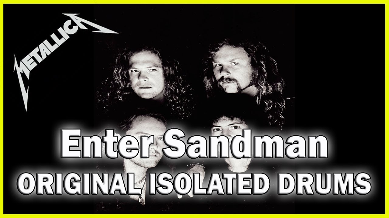 🎸METALLICA🎸  Enter Sandman ISOLATED DRUMS (ORIGINAL)