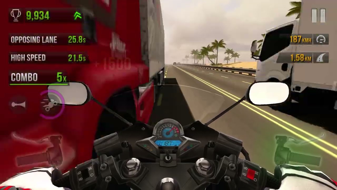 Traffic rider highest score 300000🥳🥳