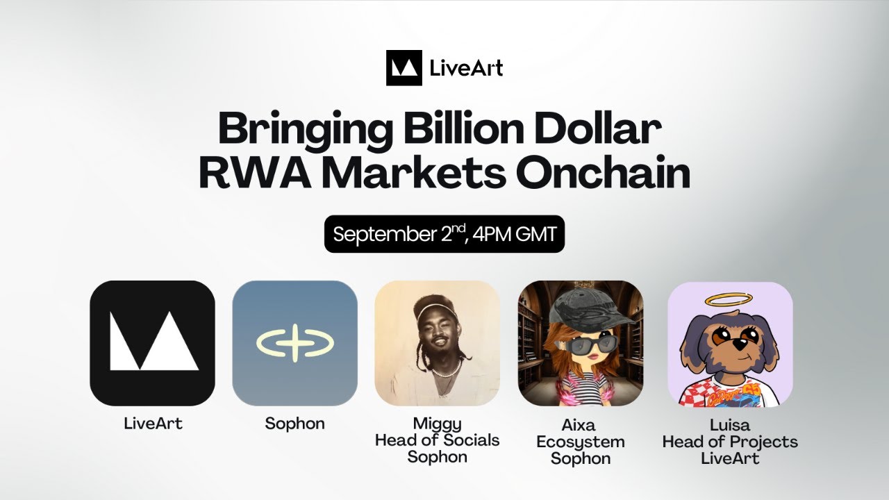 LiveArt x Sophon: Bringing Billion Dollar  RWA Markets Onchain