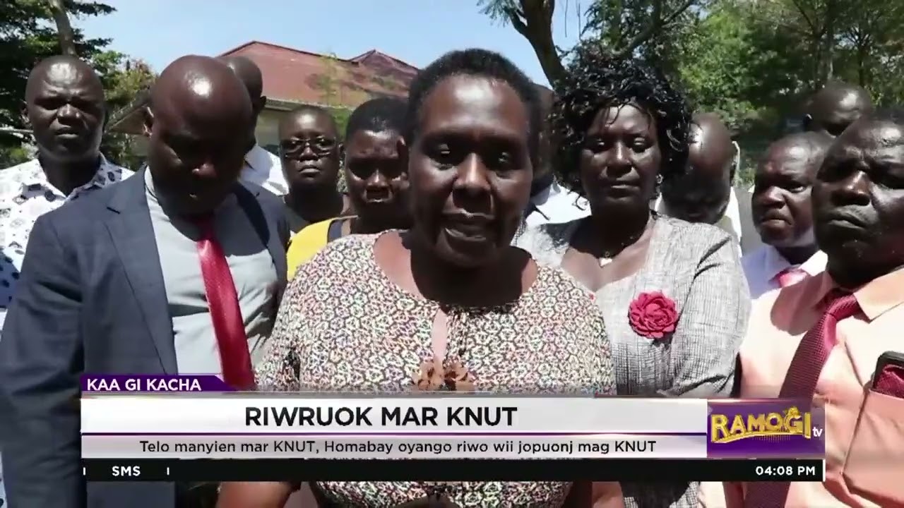 Telo manyien KNUT Homa Bay oyango riwo wii jopuonj mag KNUT