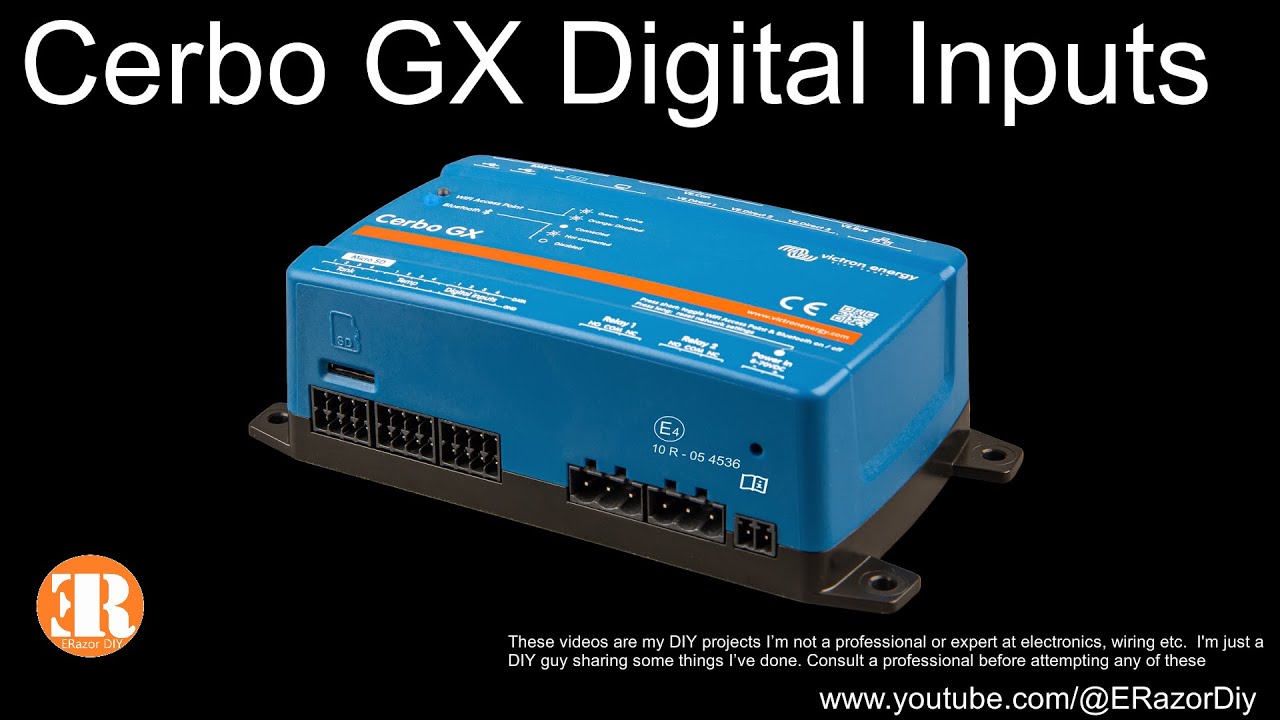 Victron Cerbo GX Digital Inputs using a isolation module