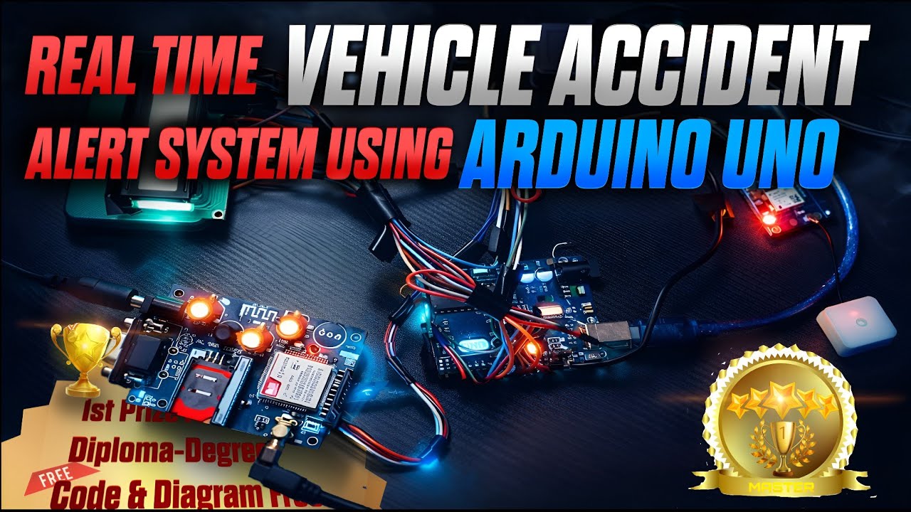 Real Time Accident Alert System Using Arduino Uno, GSM SIM900A and GPS Module
