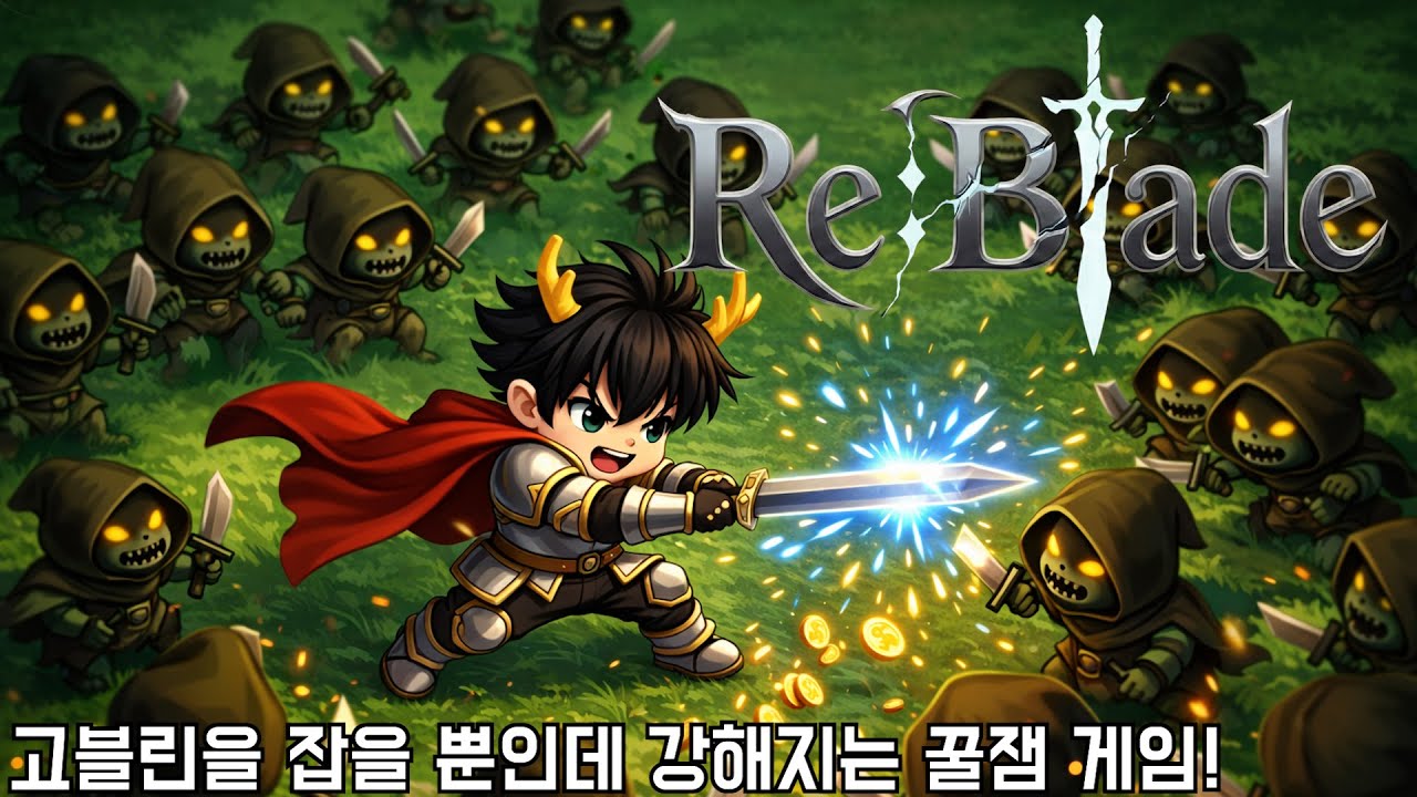 [리블레이드] 고블린을 잡을 뿐인데 강해지는 꿀잼 게임!! (Re:Blade)