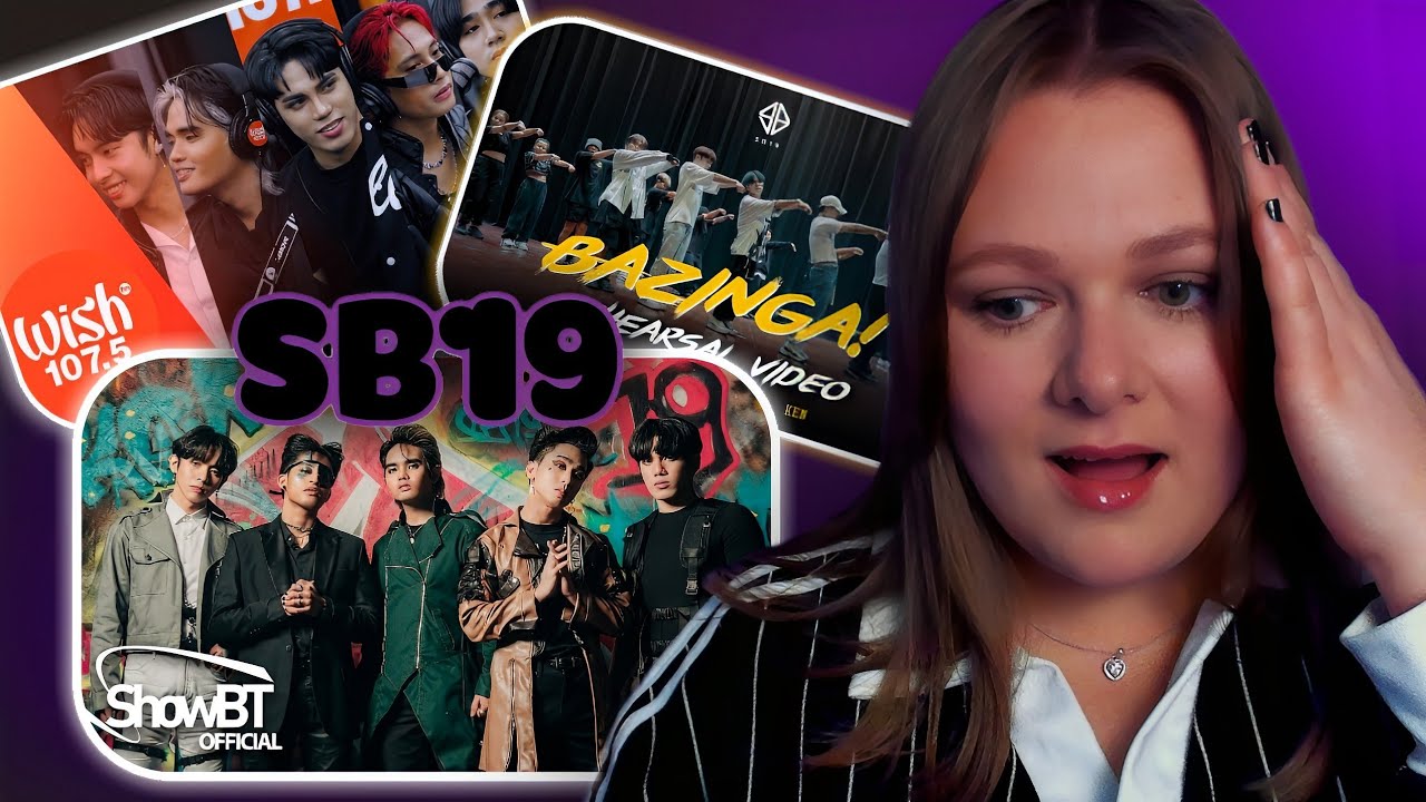 SB19 - 'Bazinga' MV & DANCE REHERSAL + LIVE on Wish Bus | REACTION