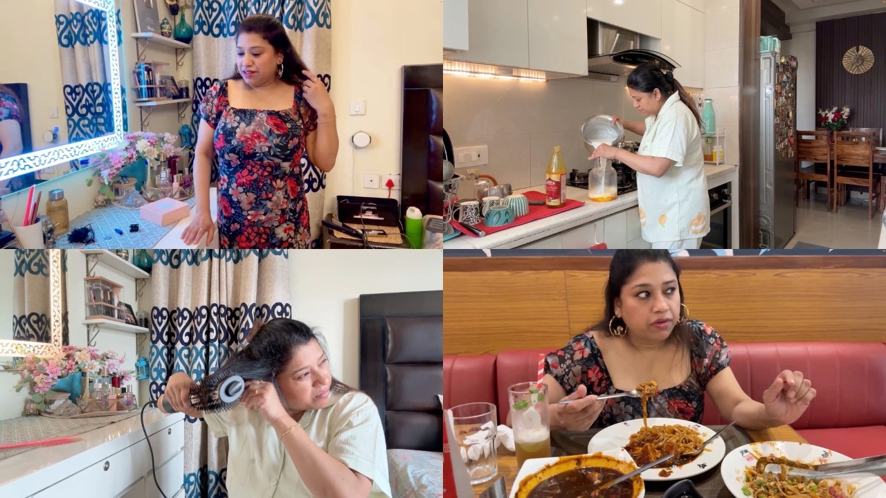 Husband ke saath new look main dinner date! ❤️ Par Kashish ki yaad bohot aayi || Indian Mom Studio