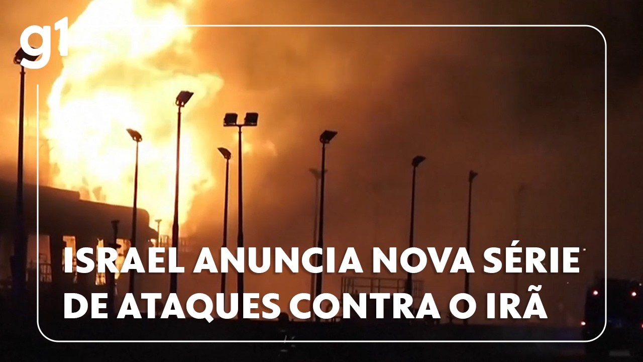 Israel anunciou uma nova série de ataques em larga escala contra o Irã