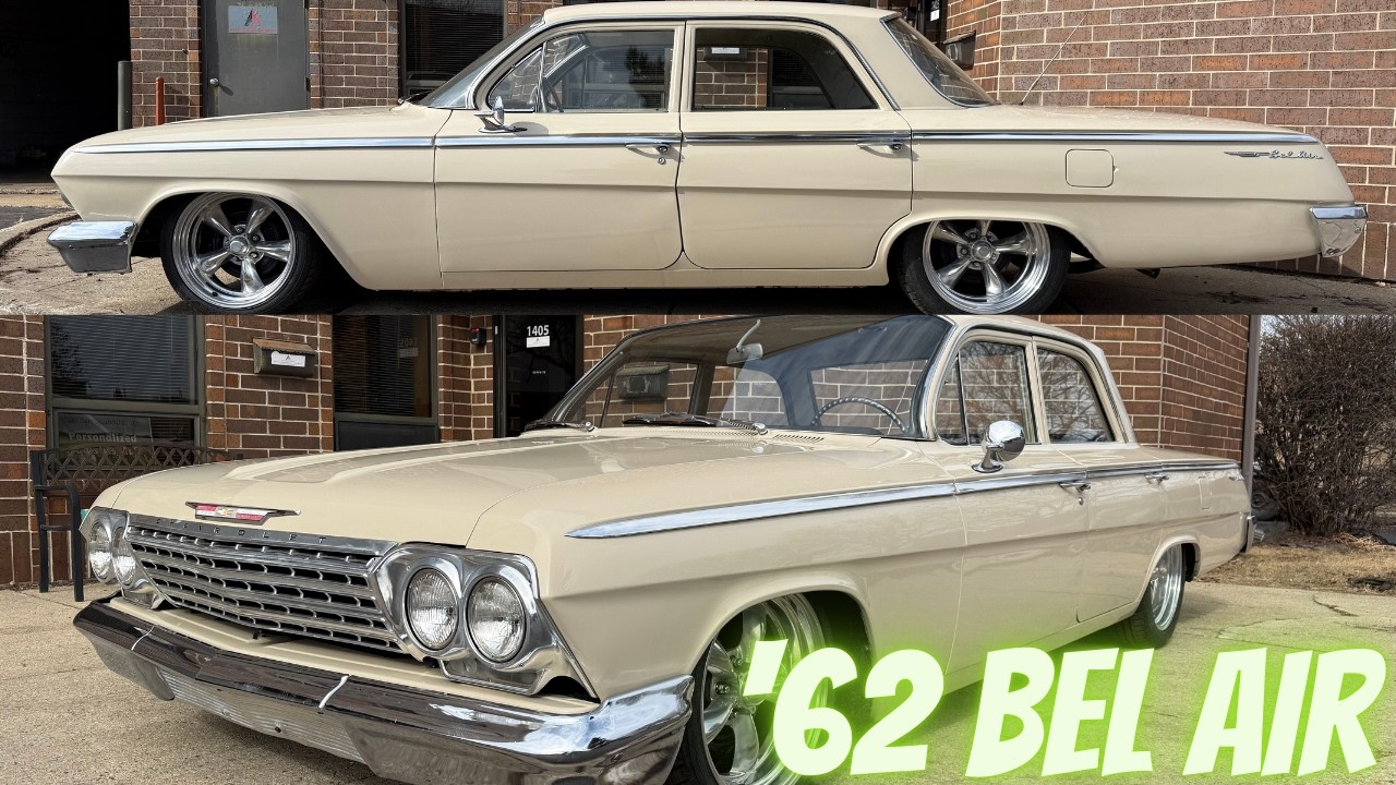 Седан Chevrolet Bel Air 1962 года выпуска — восстановлен до заводского состояния — в идеальном со...