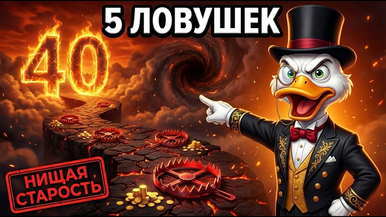 5 ловушек после 40, которые ГАРАНТИРУЮТ нищую старость...