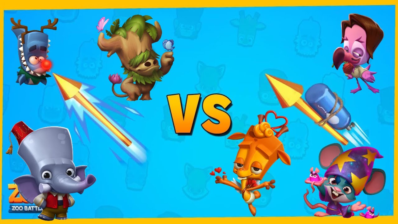 Team Nitro Spear vs Knock Back Spear || Zoo Battle Arena