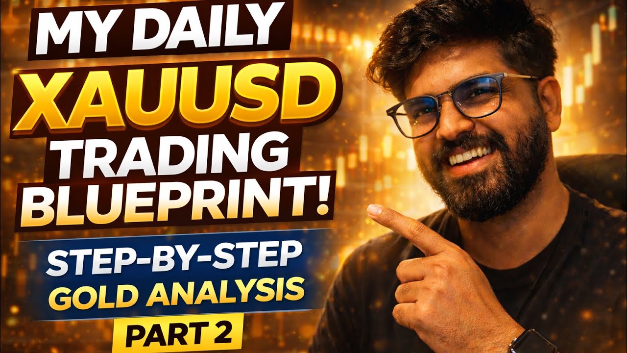My Daily XAUUSD Trading Blueprint | Step-by-Step Gold Analysis (Part 2)