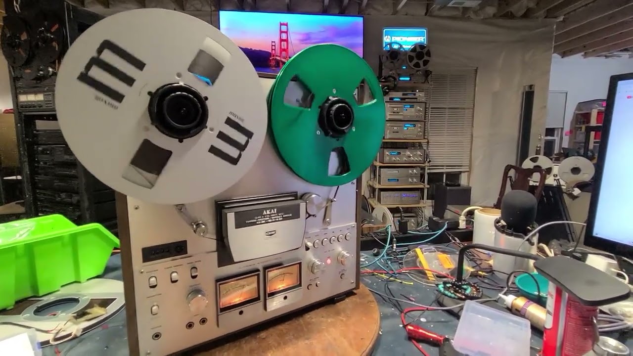Jack's Akai GX-630D Reel to Reel Demo