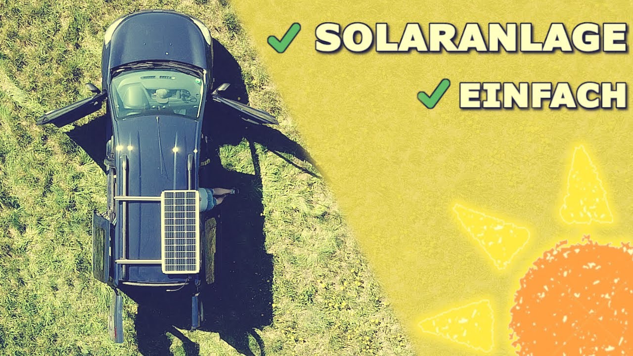 SOLARANLAGE ✅ SOLARPANEL ✅ SOLARMODUL ✅ AUTARK STROM PRODUZIEREN  || DACIA DOKKER MINI CAMPER ||