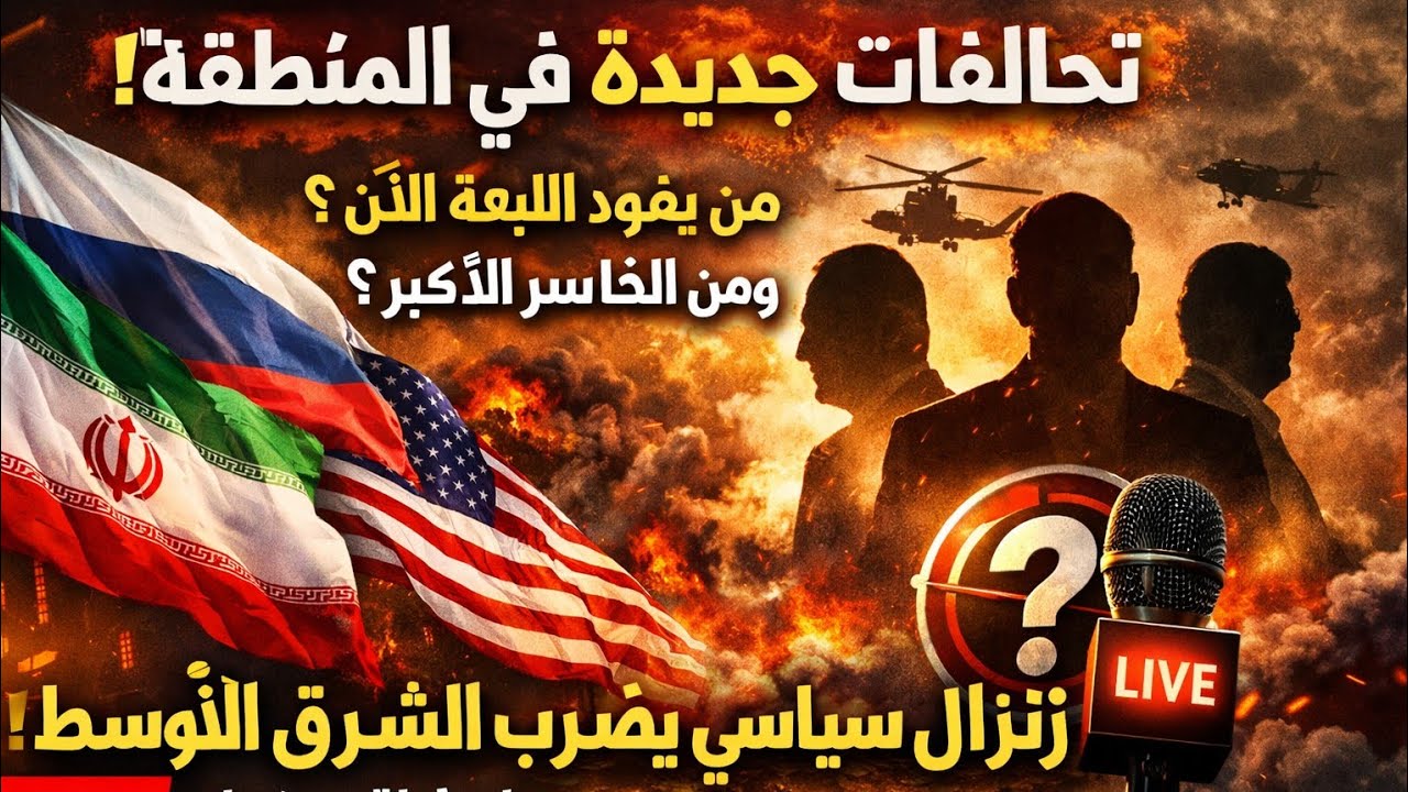 زلزال سياسي جديد! تحالفات غير متوقعة تقلب الموازين في الشرق الأوسط 🔥