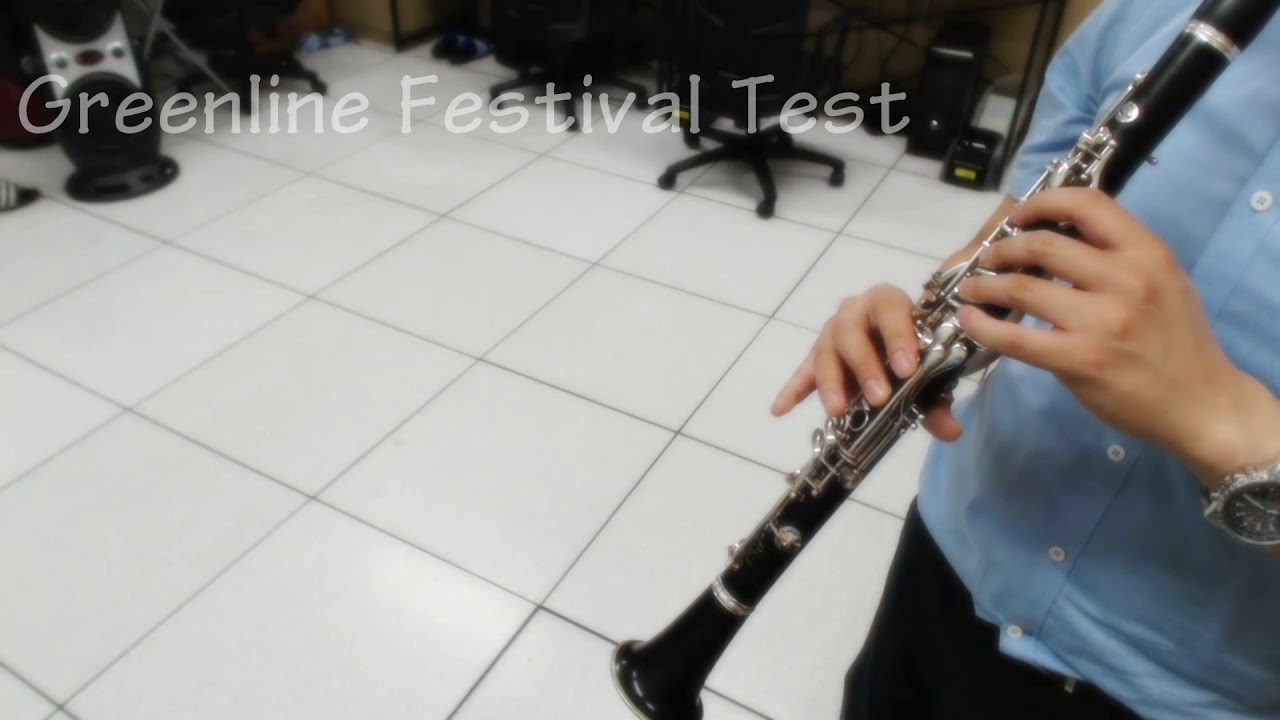 Buffet Greenline Festival Clarinet test