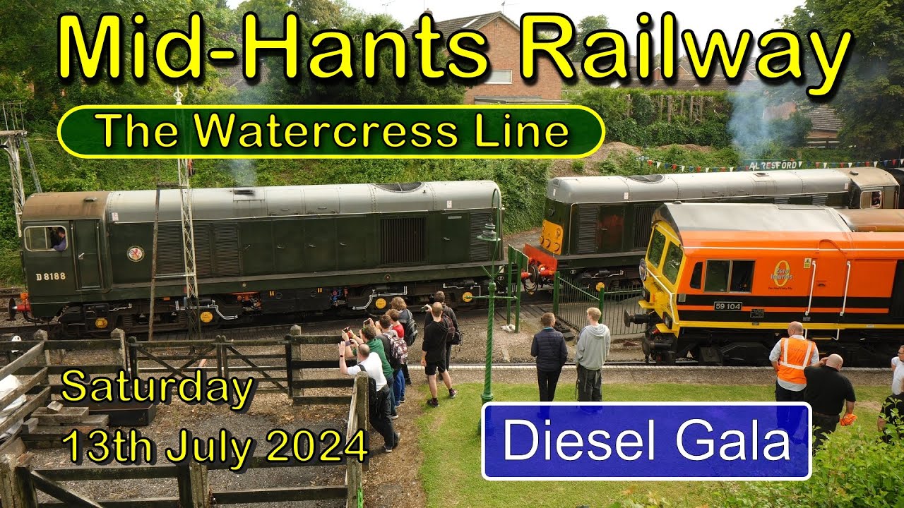Mid Hants Railway Diesel Gala Saturday 13th July 2024