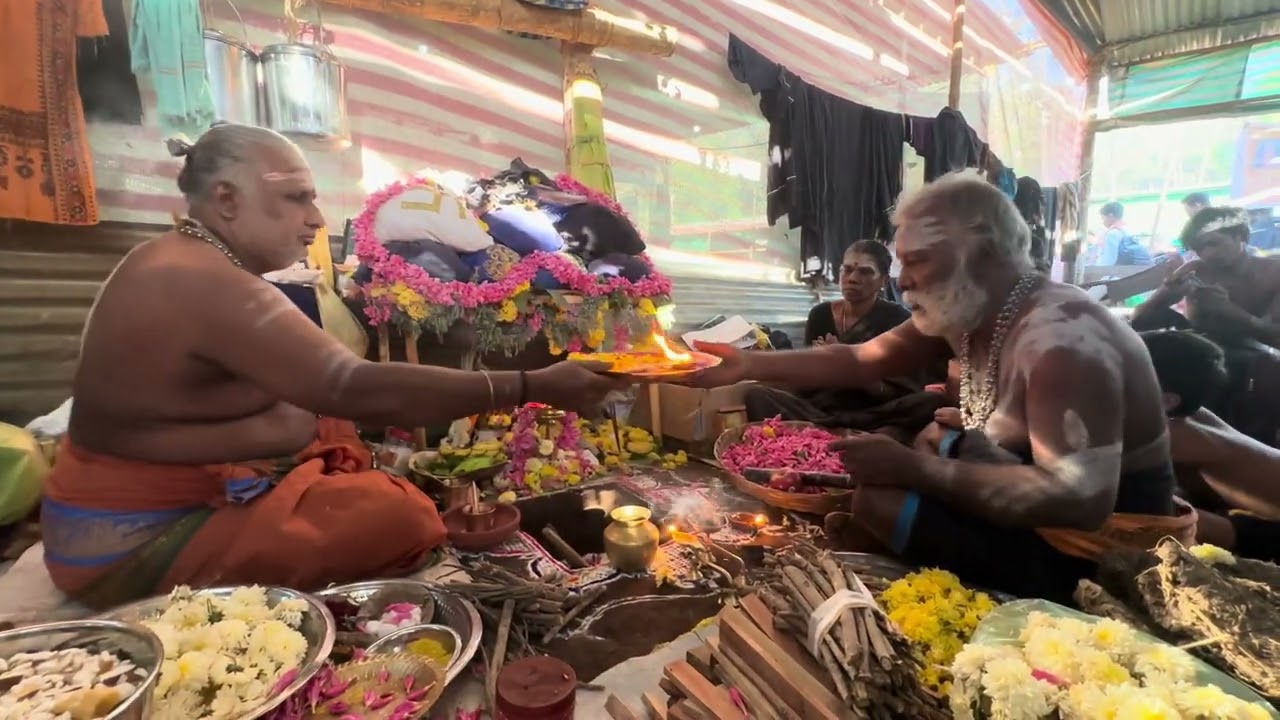 இருமுடி வைத்து நடைபெற்ற கணபதி ஓமம் | எங்கள் அனைத்து வேண்டுதல்களுக்கும் ஐயப்பா அருள் 🙏