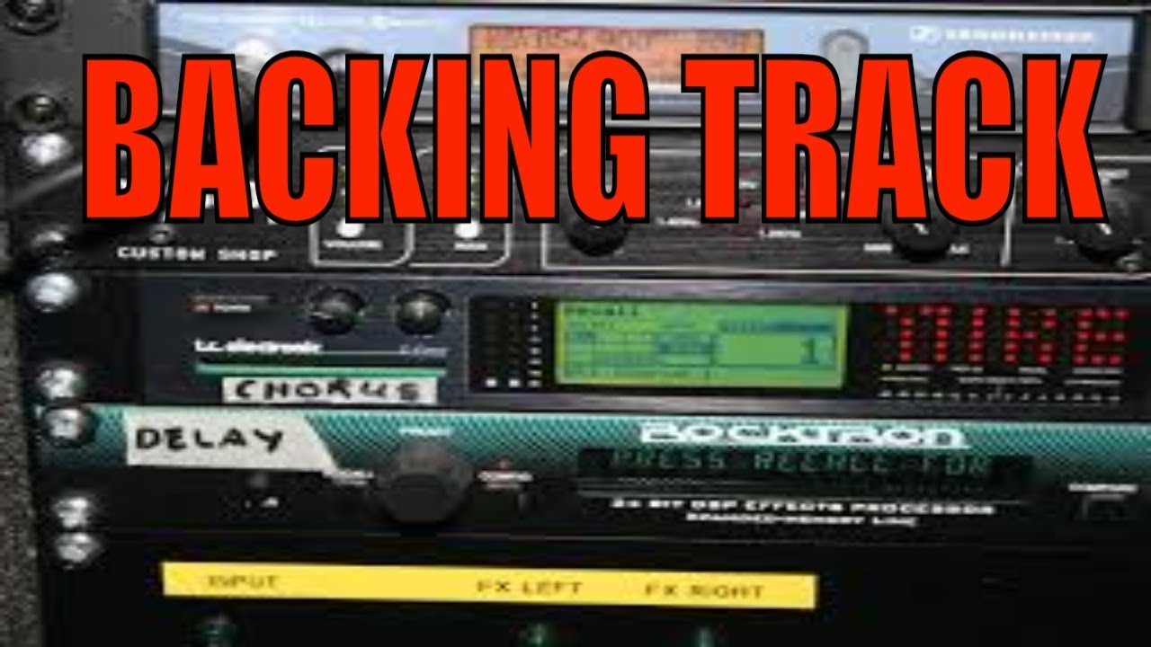 Guitar Backing Track | Jake E. Lee Style | Key C