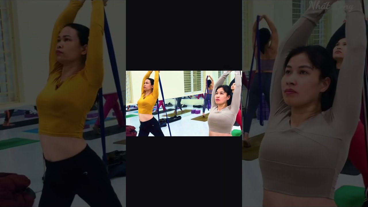 Nhất Long yoga tập với giây !
