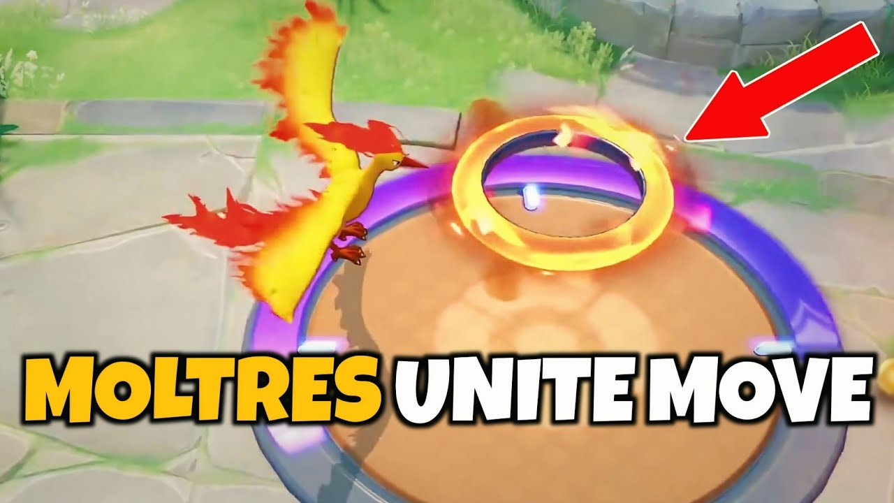 Узнайте все о приёме Moltres Unite в Pokémon Unity.