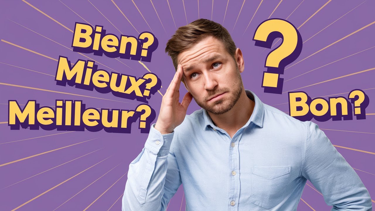 BON, BIEN, MEILLEUR et MIEUX : Évitez les Confusions !
