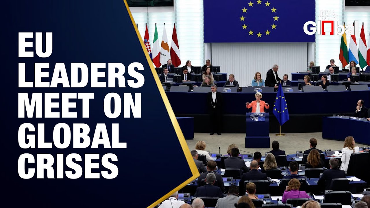 LIVE: EU Leaders Meet in Brussels to Discuss Ukraine War, Middle East Crisis & Geoeconomic Challenge