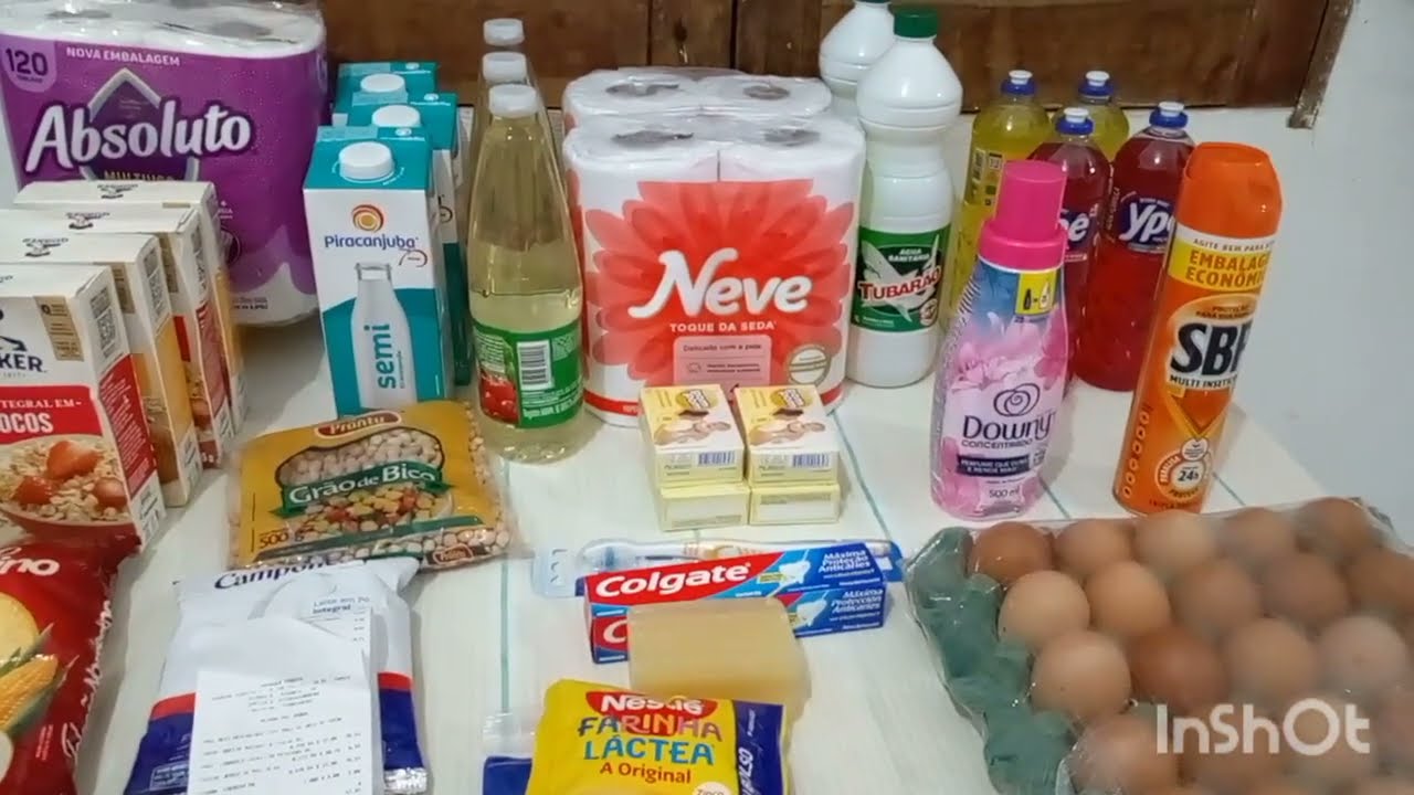 COMPRA DO MÊS/ COM ORÇAMENTO CADA VEZ MAIS REDUZIDO 