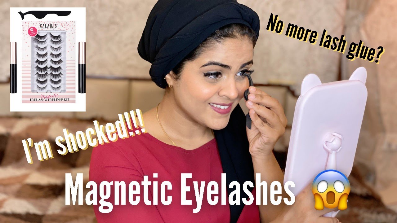 I tried magnetic eyelashes from Amazon | Magnetic false lashes