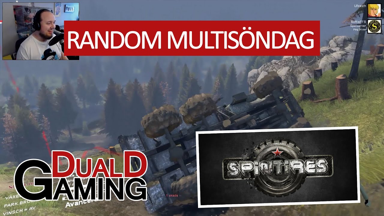 Random MultiSöndag - Spintires - Ufot rullar ner i backen
