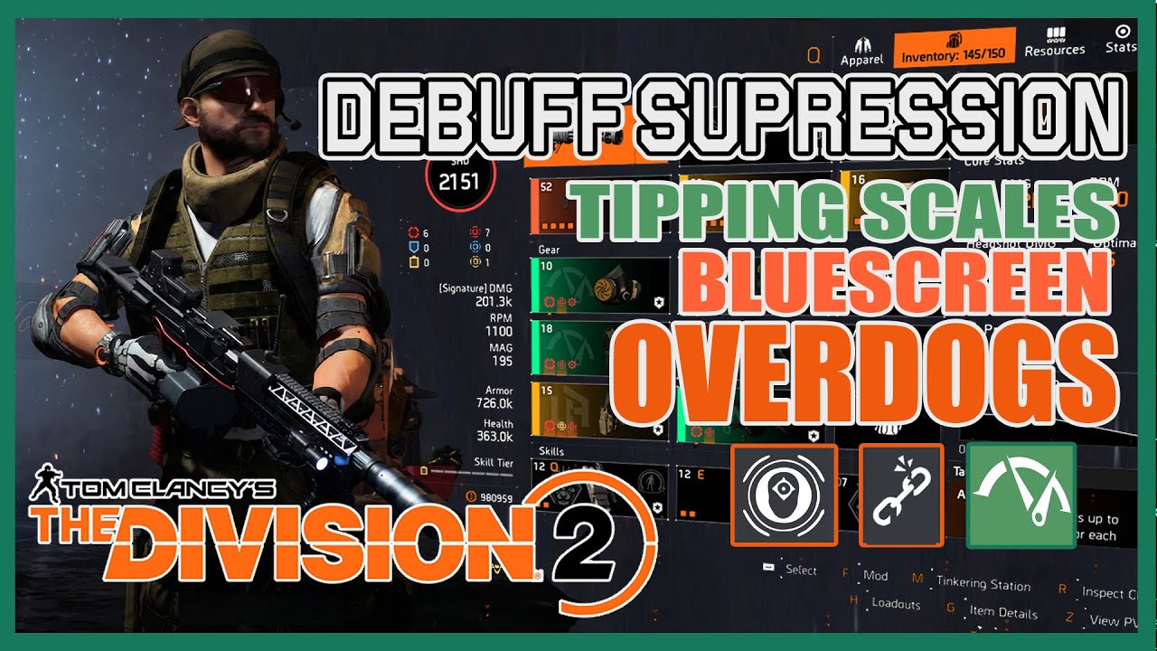 Bluescreen Debuff Suppression: Overdogs + Tipping Scales